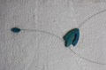 Collier purity luxe blaugrün